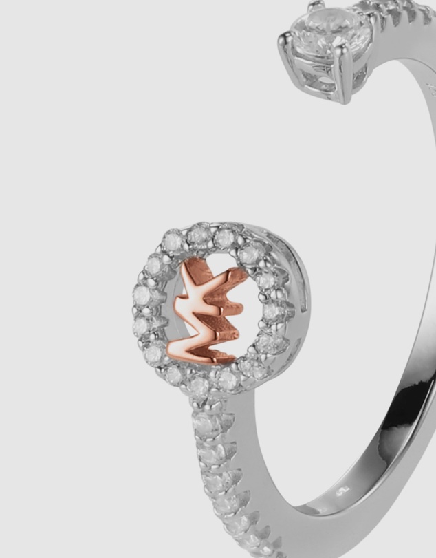 Michael Kors - Premium Silver-Tone Ring