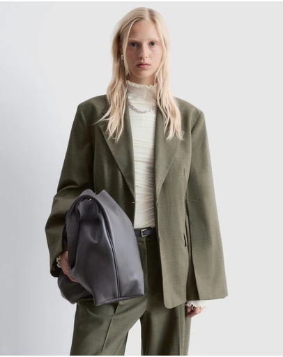 & Other Stories - Single-Breasted Wool Blazer