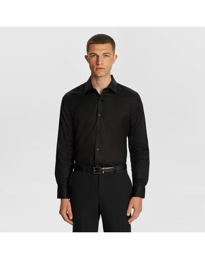 yd. - Maximum Two Ply Cotton Slim Dress Shirt