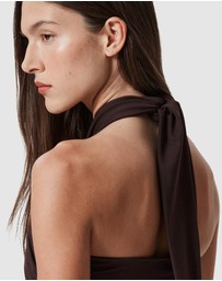 & Other Stories - Halterneck Midi Dress