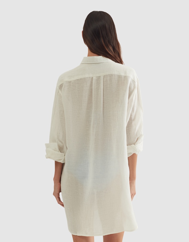 Polo Ralph Lauren - Organic Cotton & Linen Oversized Beach Shirt