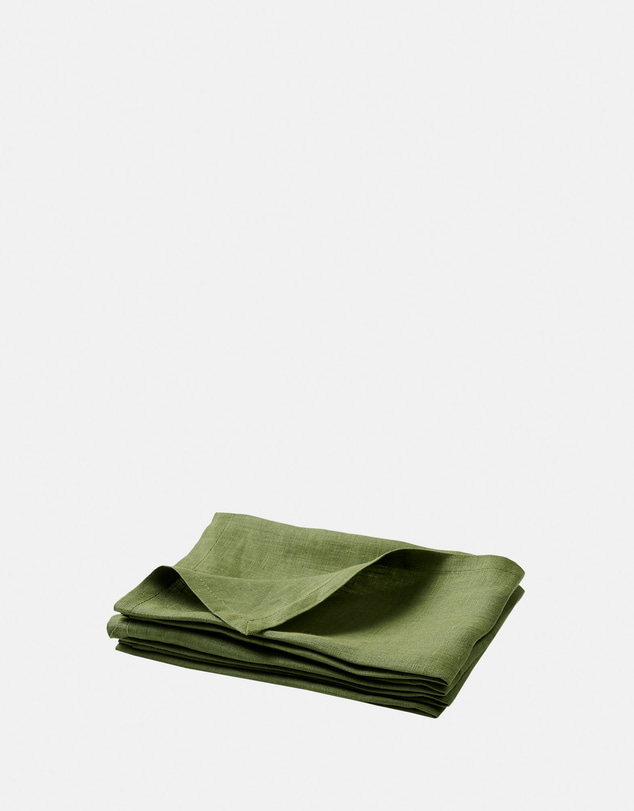 Linen House - Nimes Pure Linen 4-Piece Napkin Set