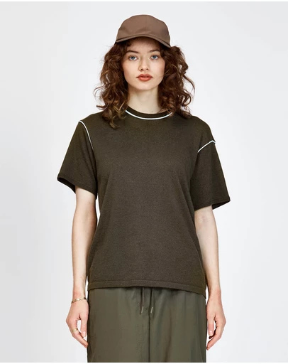 bul - Palme T-Shirt Khaki