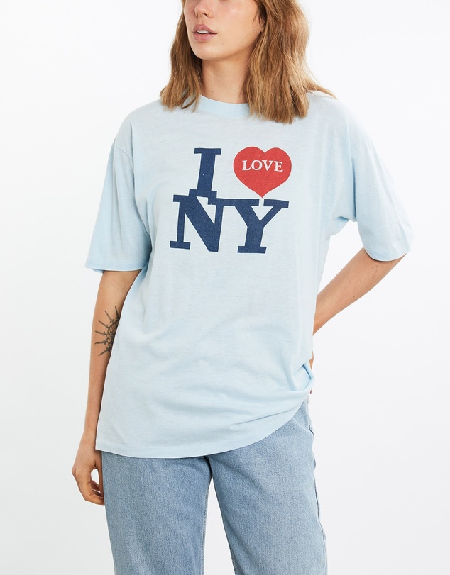 Vintage by The Real Deal - Pre Loved - Vintage 80s 'I Love New York' Tee