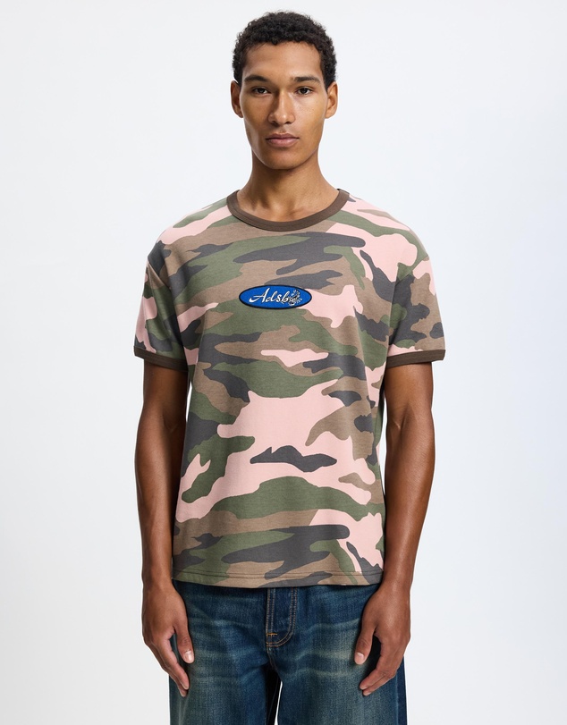 Andersson Bell - Essential Camouflage Ringer T-Shirt