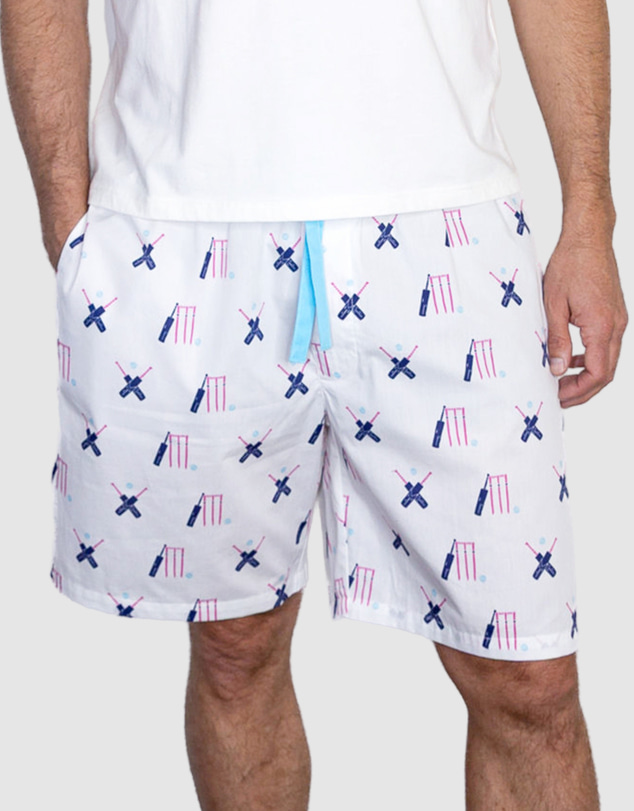 Sant And Abel - Men's Cricket Pink Sleep Shorts