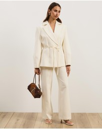 Atmos&Here - Vaila Tailored Wide Leg Pants