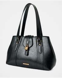 Forever New - Riley Retro Lock Tote Bag