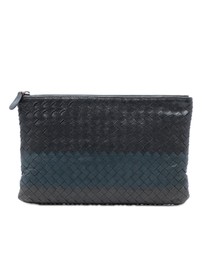 Pre-Loved by Azura Reborn - Pre-Loved Tricolor Nappa Intrecciato Clutch