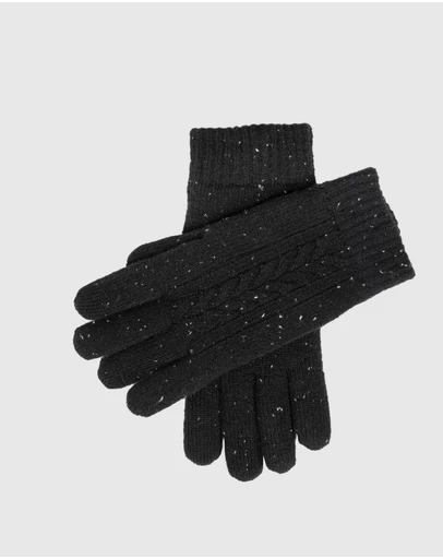 DENTS - Touchscreen Cable Knit Gloves