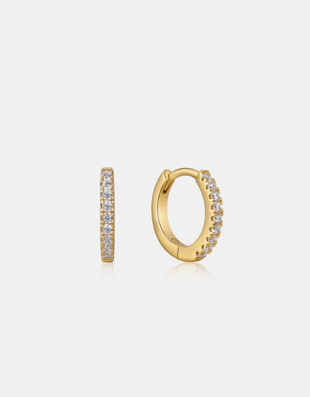 Ania Haie - Pearl Mini Hoop Earrings