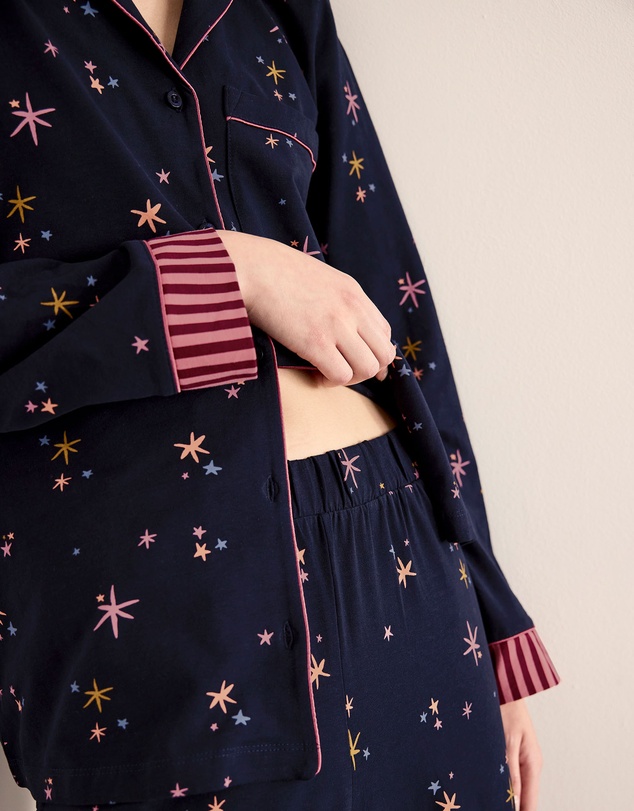 Chelsea Peers - Organic Cotton Stars Long Pyjama Set