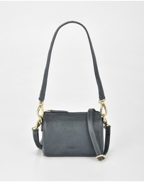 Cobb & Co - Botany Classic Barrel Leather Crossbody Bag