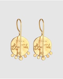 Haze & Glory - ICONIC EXCLUSIVE - Earrings Hanger Maahes 925 Sterling Silver Gold-Plated