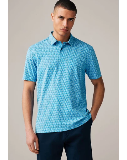 NEXT - 100% Cotton Print Polo Shirt