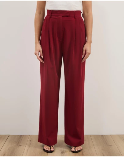 Atmos&Here - Ellie Pleated Wide Leg Pants