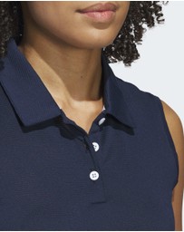 adidas Performance - Solid Ottoman Polo Shirt Womens