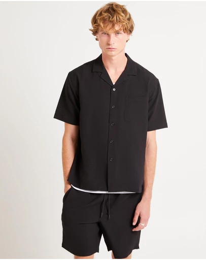Arvust - Morrison Seersucker Shorts Sleeve Resort Shirt