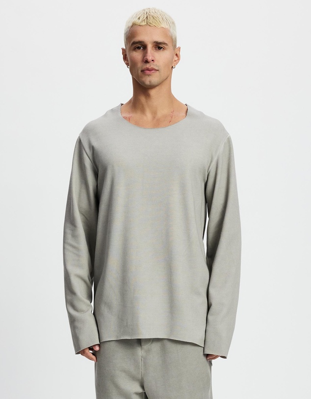 Surrounded By Ghosts - The Cadmium Heavy Jersey Crew Raw Neck Jumper