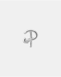 Karen Walker - P Initial Love Letter Stud
