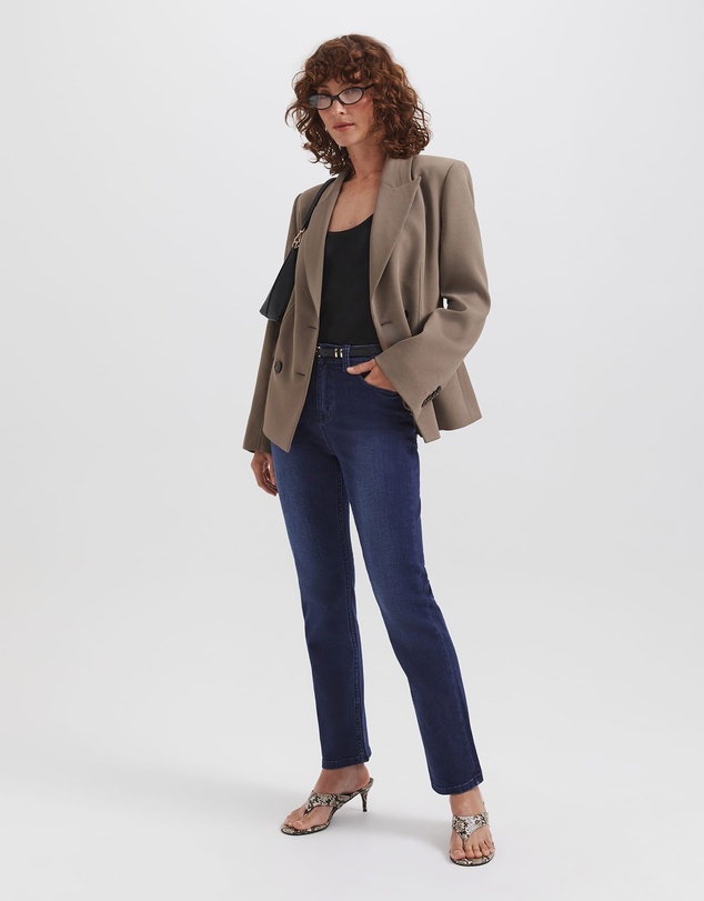 SABA - Dharma Stitch Detail Double Breasted Blazer