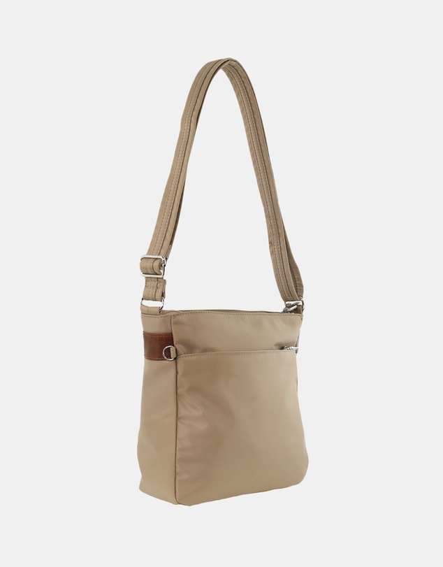 Pierre Cardin - Pierre Cardin Nylon Anti-Theft Cross Body Bag