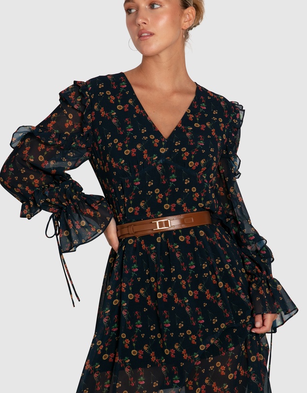 Belle & Bloom - Come As You Are Floral Maxi Dress