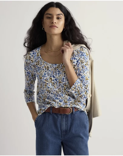 Seasalt - Seasalt Cornwall Blue Penhollow Top