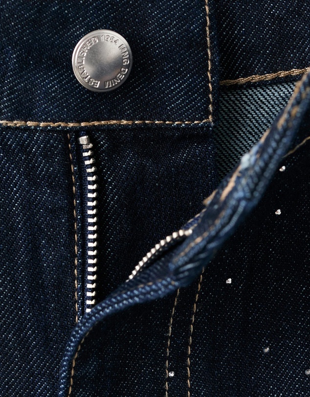 M.N.G - Straight Jeans With Rhinestone Detail