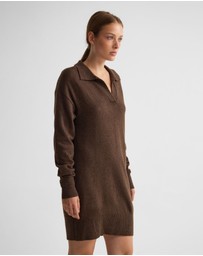 Oxford - Kennedy Wool Blend Polo Dress