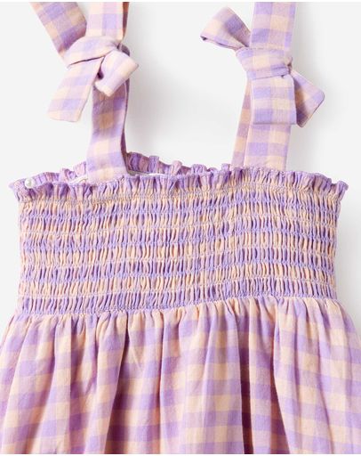 PURPLE HUEAPRICOT MIST GINGHAM