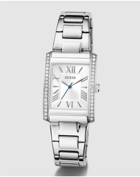 GUESS - Guess Ladies Silver Tone 27mm Analogue Watch