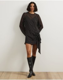 Atmos&Here - Jordi Mini Georgette Spot Dress