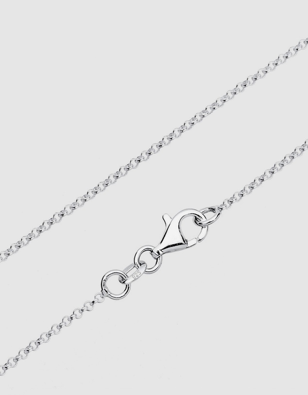 Elli Jewelry - Necklace Pendant Love Heart Wording in 925 Sterling Silver