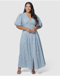 Something 4 Olivia - Sophia Broderie Maxi Dress