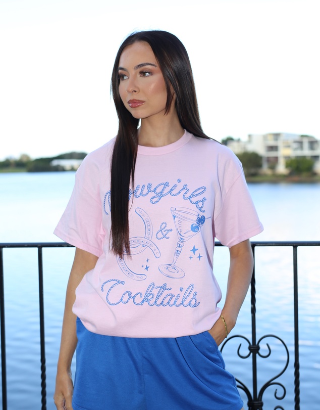 Vacancy Co - Cowgirls & Cocktails Tee