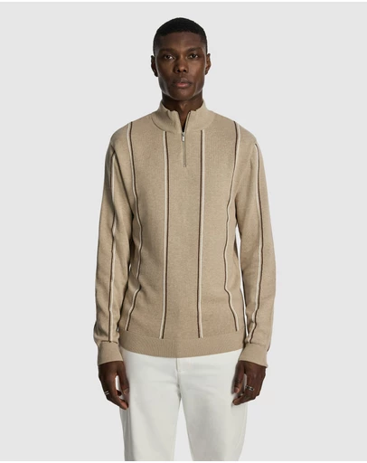 yd. - Jaxon 1/4 Zip Knit Jumper