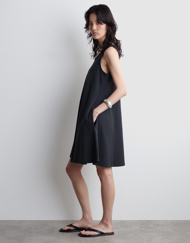 COS - Cotton-Jersey Mini Swing Dress