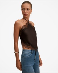 Forever New - Jovie Halter Neck Lace Top