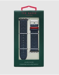 Ted Baker - Ted Baker Apple Band - Ted Embossed Blue