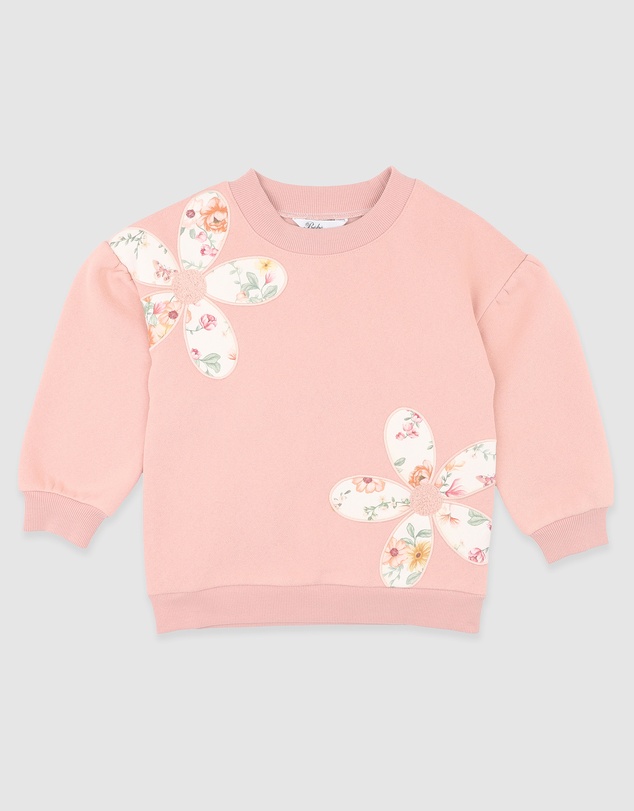 Bebe by Minihaha - Emmy Flowers Sweatshirt 3-7 Yrs