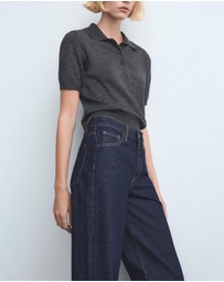 M.N.G - Danila High-Waisted Wide-Leg Jeans