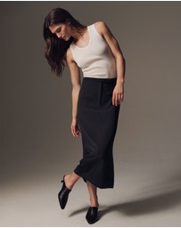 Calvin Klein - Relaxed Midi Pencil Skirt