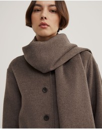 Witchery - Crop Scarf Coat