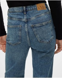 Vero Moda - Tessa High Waisted Straight Jeans
