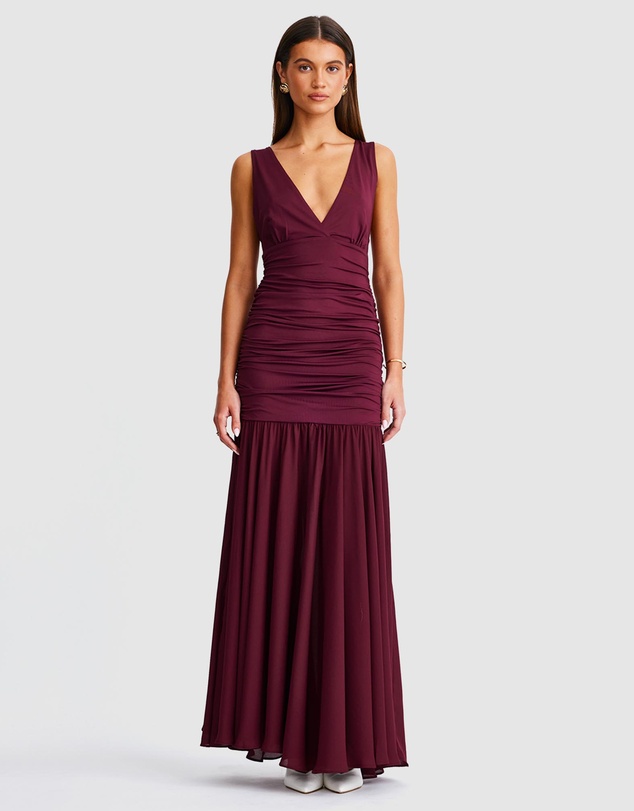 SNDYS - Neve V-Neck Maxi Dress