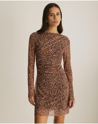 & Other Stories - Long Sleeve Printed Mini Dress