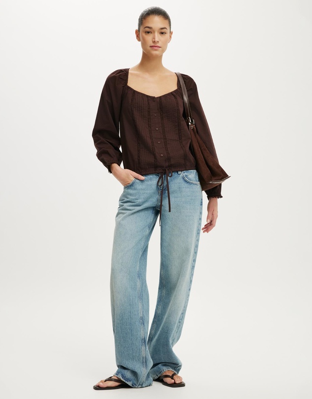 Cotton On - Goldie Long Sleeve Blouse