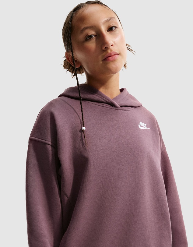 Nike - Club Fleece Oversized Pullover Hoodie - Babies-Teens