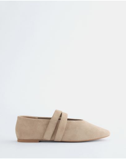 Beige Suede